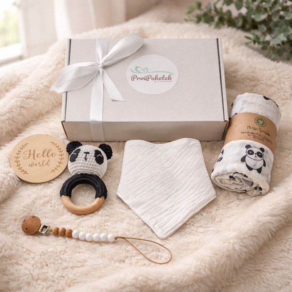 darilo rojstvo paket panda